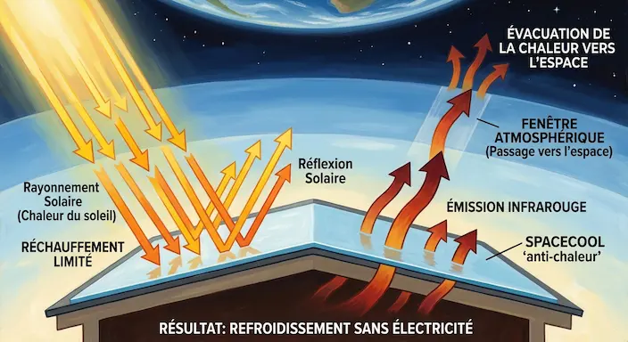 Refroidissement radiatif passif : refroidir une copropriété sans électricité