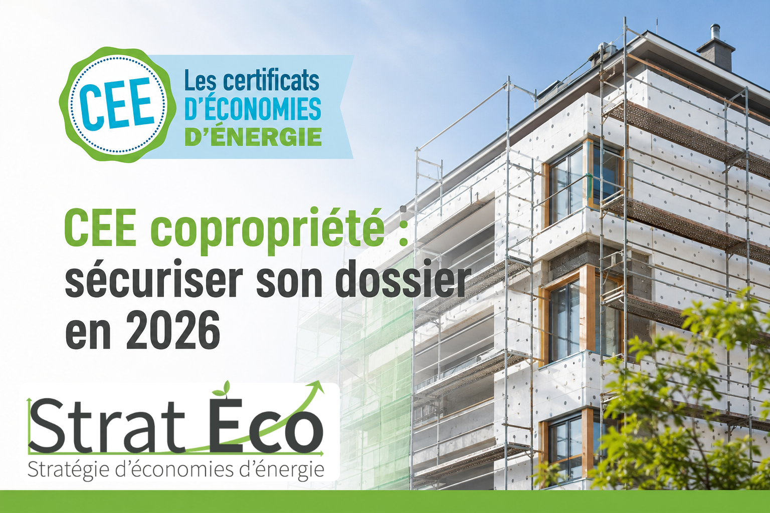 CEE copropriété : sécuriser son dossier en 2026