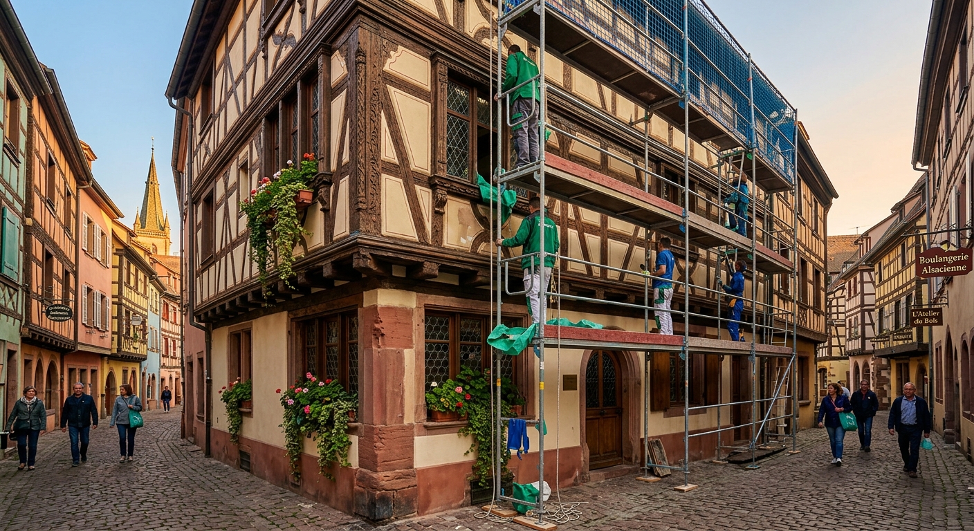 Rénover une copropriété ancienne à Colmar sans la dénaturer